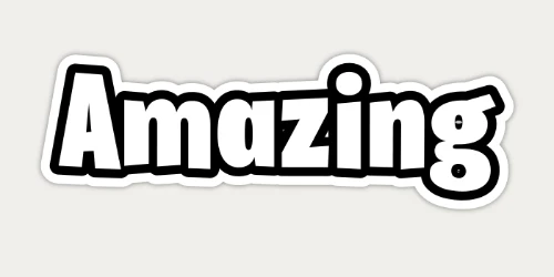 Amazing Sticker