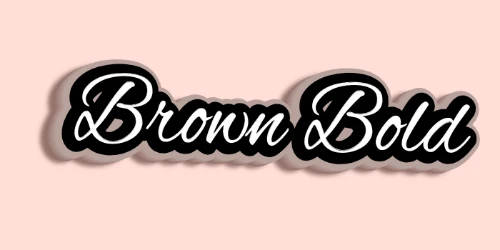 Brown Bold