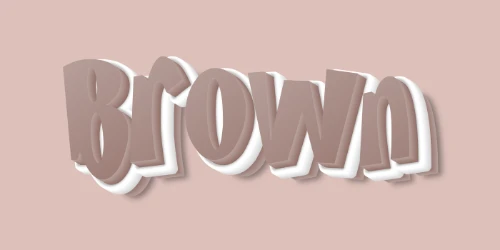 Brown Text